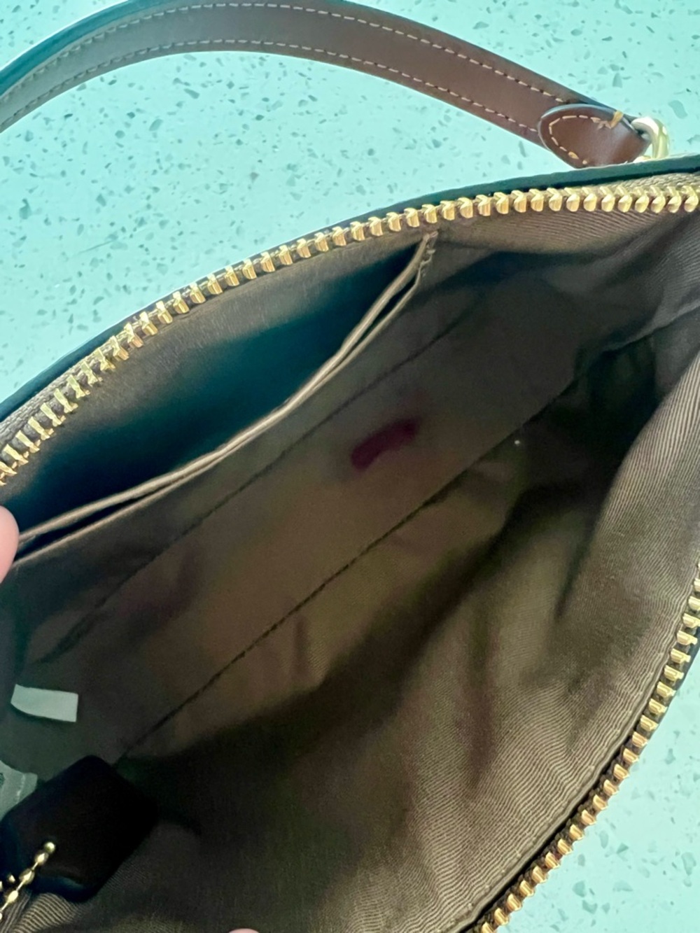 Coach Mini Shoulder Bag in Signature Brown - Picture 4 of 4